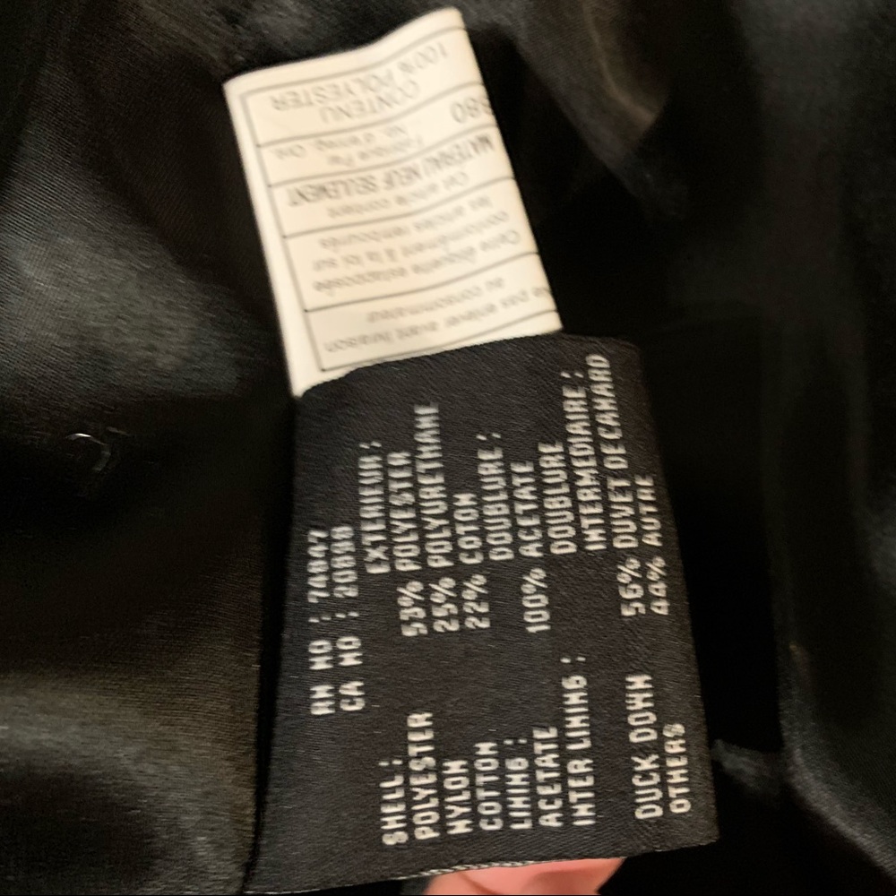 Andrew Marc NY quilted coat w fuzzy collar - Picture 4 of 4